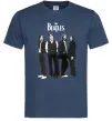 Мужская футболка Гурт The Beatles Темно-синий фото