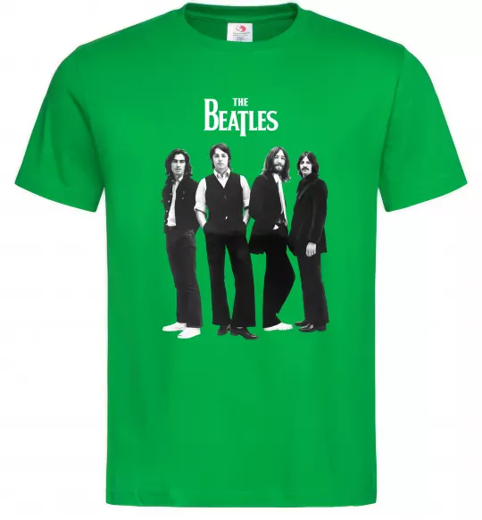 Мужская футболка Гурт The Beatles Зеленый фото