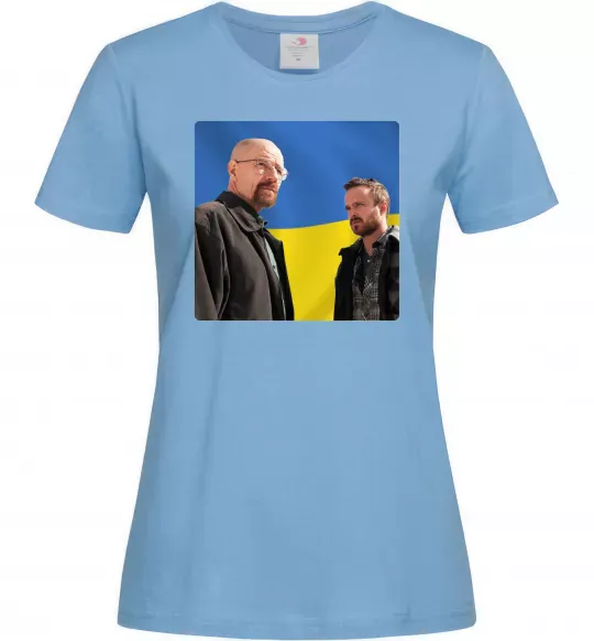 Жіноча футболка Пуститися берега UA Блакитний фото