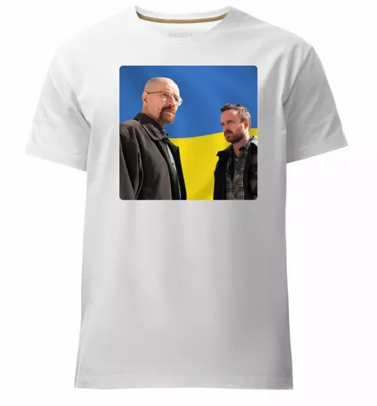 Мужская премиум футболка Пуститися берега UA Белый фото