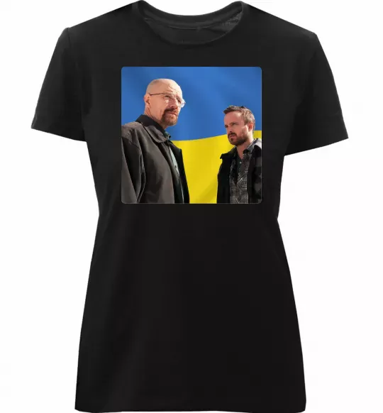 Женская премиум футболка Пуститися берега UA Черный фото