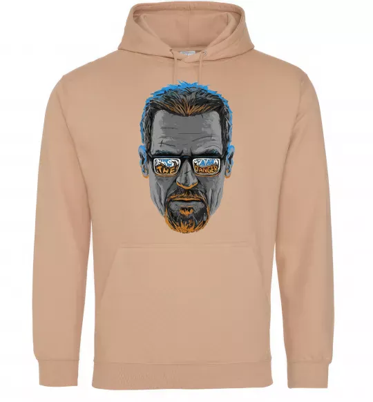 Чоловіча толстовка (худі) The danger Пісочний фото