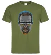 Мужская футболка The danger Оливковый фото