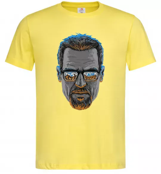 Мужская футболка The danger Лимонный фото