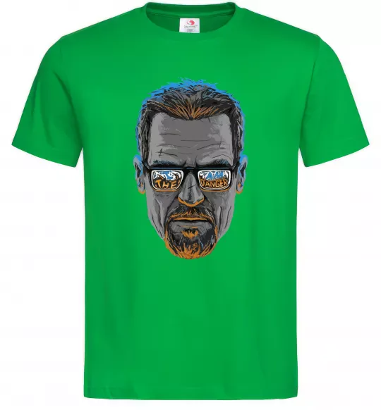 Мужская футболка The danger Зеленый фото