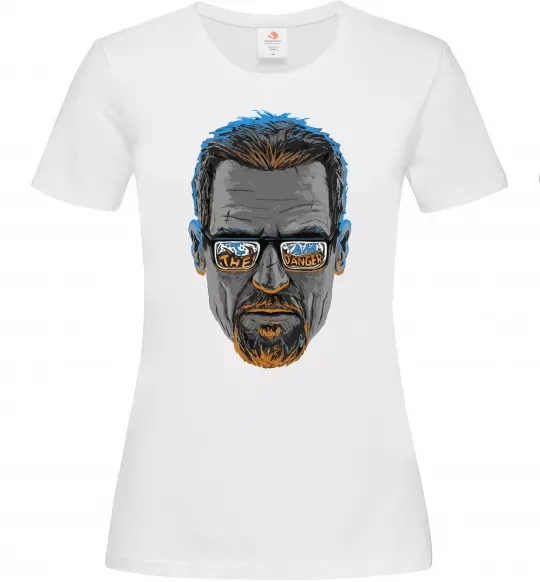 Жіноча футболка The danger Білий фото