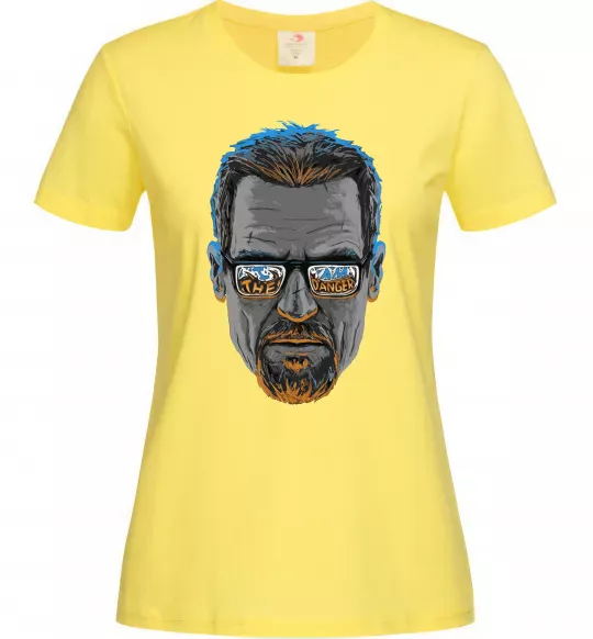 Жіноча футболка The danger Лимонний фото