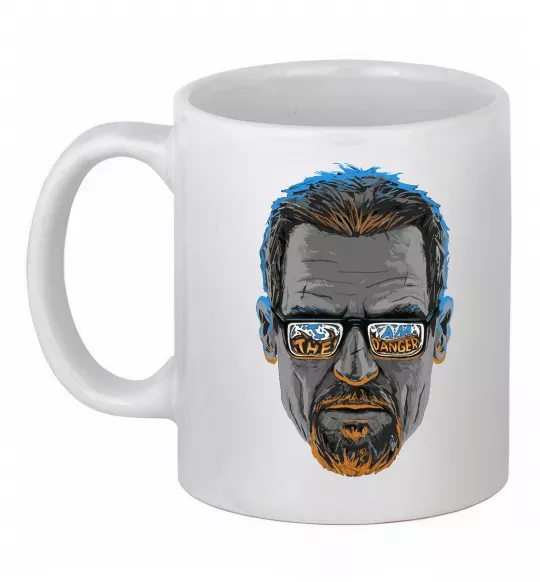 Чашка керамическая The danger Белый фото