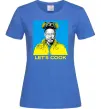 Жіноча футболка Let`s cook Яскраво-синій фото