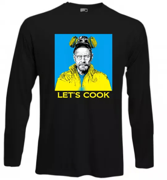 Лонгслів Let`s cook Чорний фото
