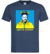 Мужская футболка Let`s cook Темно-синий фото