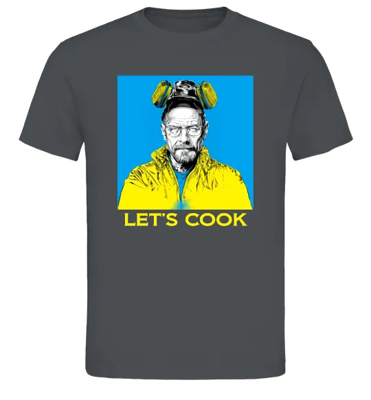 Мужская футболка Let`s cook Графит фото