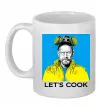 Чашка керамическая Let`s cook Белый фото
