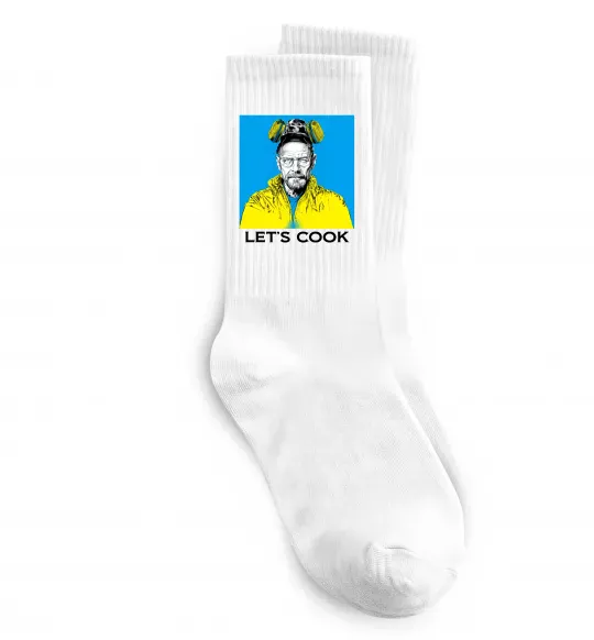 Носки Let`s cook Белый фото