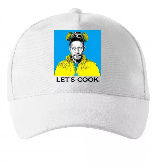 Кепка Let`s cook Білий фото
