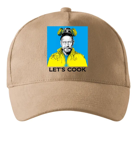 Кепка Let`s cook Песочный фото