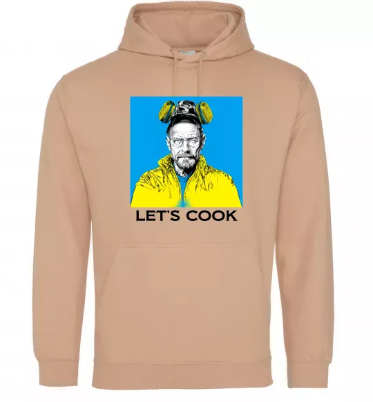 Жіноча толстовка (худі) Let`s cook Пісочний фото