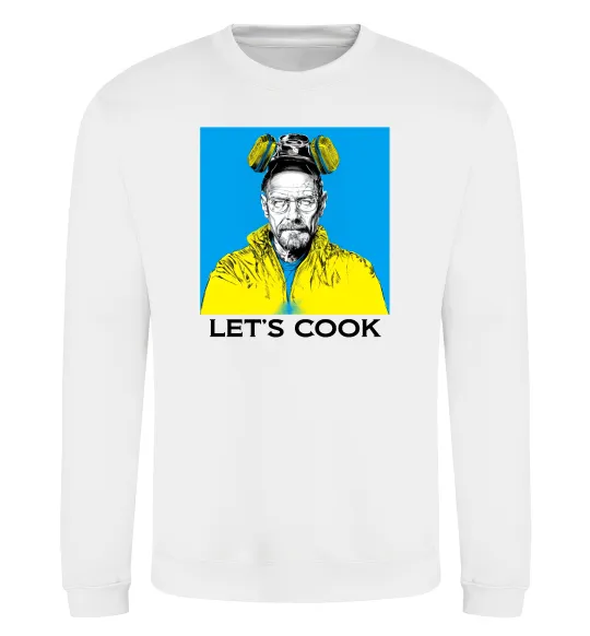 Свитшот Let`s cook Белый фото