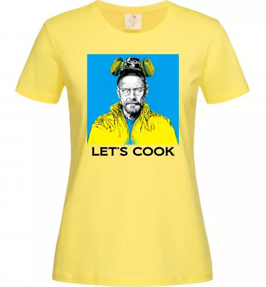 Жіноча футболка Let`s cook Лимонний фото