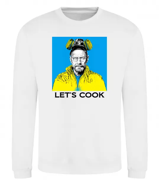 Свитшот Let`s cook Белый фото