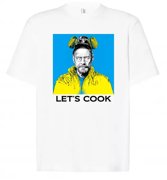 Футболка Оверсайз Let`s cook Белый фото