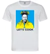 Мужская футболка Let`s cook Белый фото