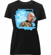 Женская премиум футболка I am the one who knocks Черный фото
