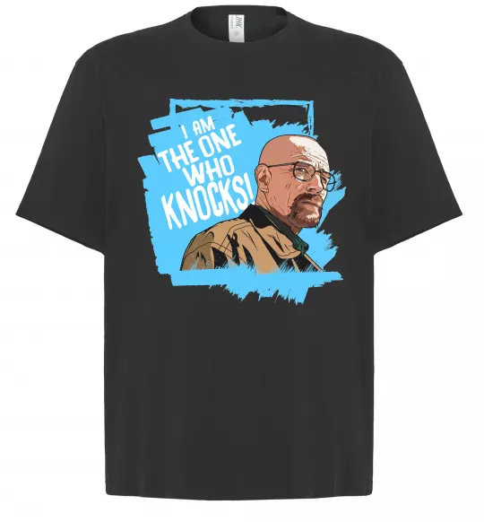 Футболка Оверсайз I am the one who knocks Черный фото