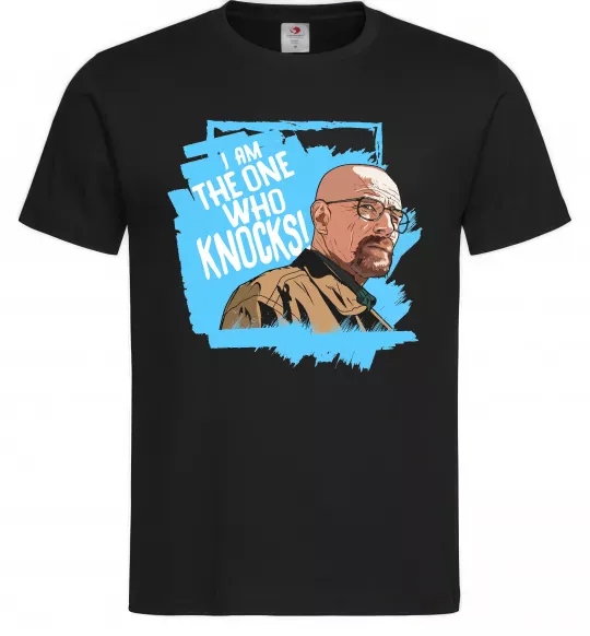 Мужская футболка I am the one who knocks Черный фото