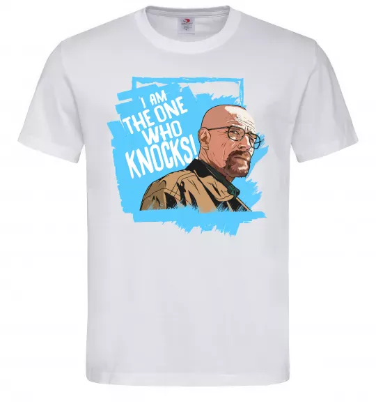 Мужская футболка I am the one who knocks Белый фото