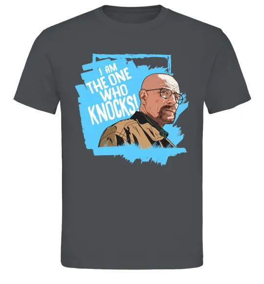 Мужская футболка I am the one who knocks Графит фото