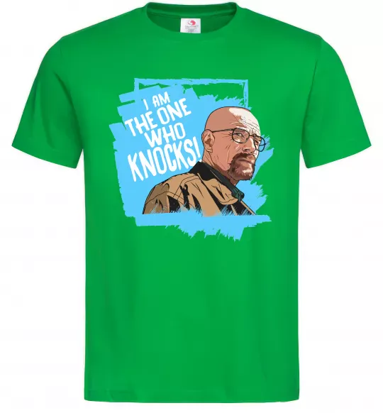Мужская футболка I am the one who knocks Зеленый фото