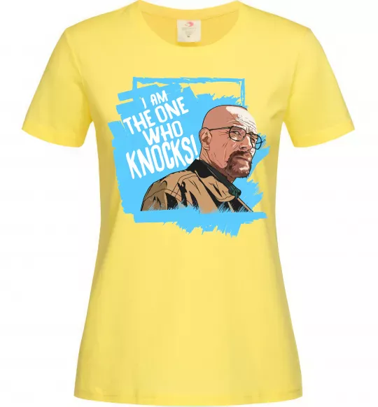Женская футболка I am the one who knocks Лимонный фото