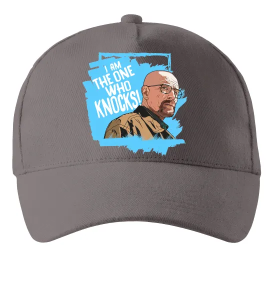 Кепка I am the one who knocks Серый фото