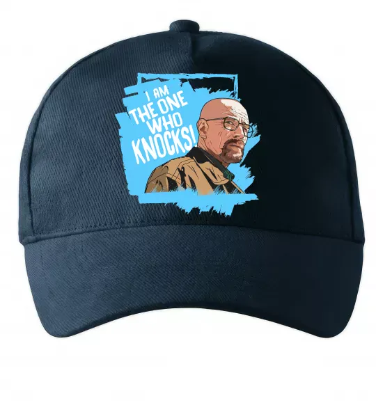 Кепка I am the one who knocks Темно-синій фото