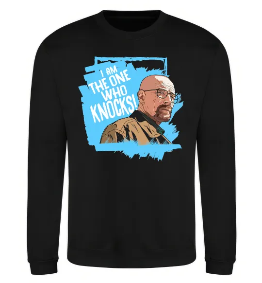Свитшот I am the one who knocks Черный фото