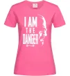 Женская футболка I am the danger Breaking Bad Ярко-розовый фото