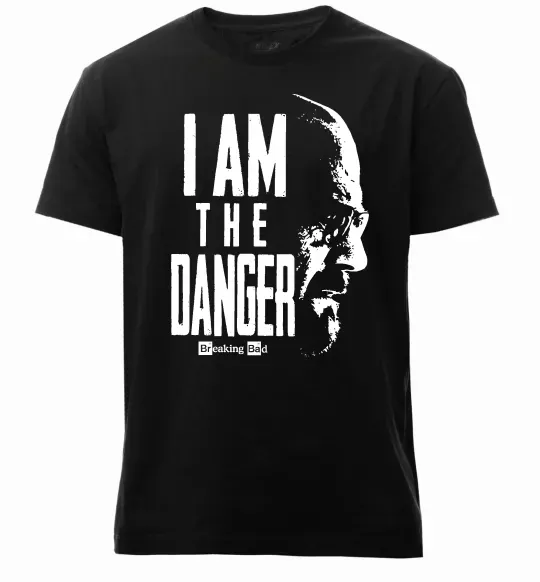 Мужская премиум футболка I am the danger Breaking Bad Черный фото