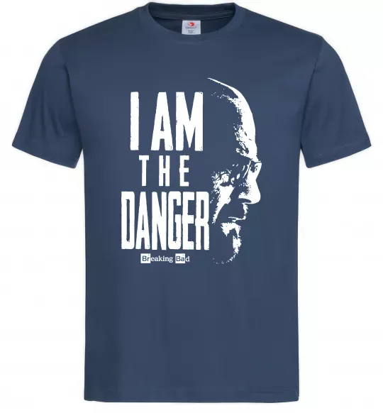 Мужская футболка I am the danger Breaking Bad Темно-синий фото