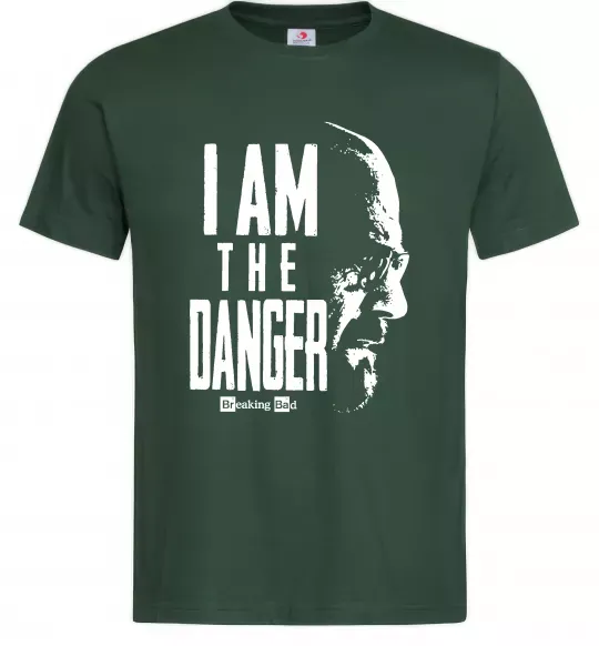 Мужская футболка I am the danger Breaking Bad Темно-зеленый фото