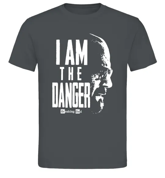 Мужская футболка I am the danger Breaking Bad Графит фото