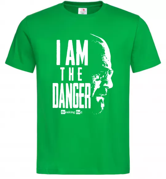 Мужская футболка I am the danger Breaking Bad Зеленый фото