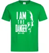 Мужская футболка I am the danger Breaking Bad Зеленый фото