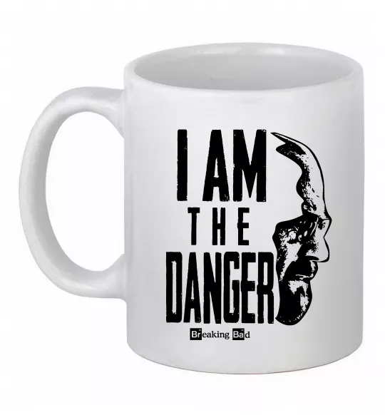 Чашка керамическая I am the danger Breaking Bad Белый фото