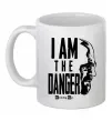 Чашка керамическая I am the danger Breaking Bad Белый фото