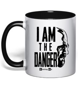 Чашка с цветной ручкой I am the danger Breaking Bad