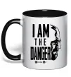 Чашка с цветной ручкой I am the danger Breaking Bad Черный фото