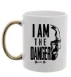 Чашка с цветной ручкой I am the danger Breaking Bad Золото фото