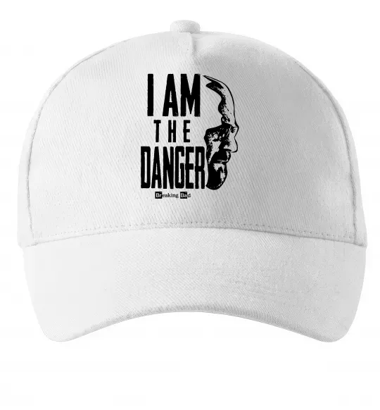 Кепка I am the danger Breaking Bad Белый фото