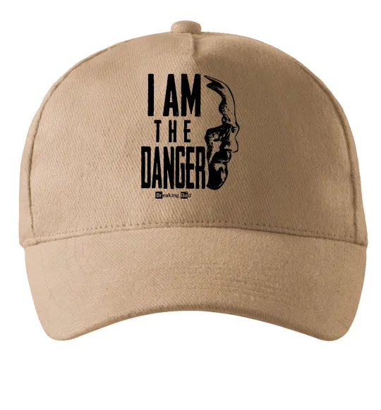 Кепка I am the danger Breaking Bad Песочный фото